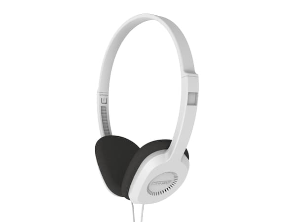 Koss KPH8 - Hodetelefoner - on-ear - kablet - 3,5 mm jakk - hvit