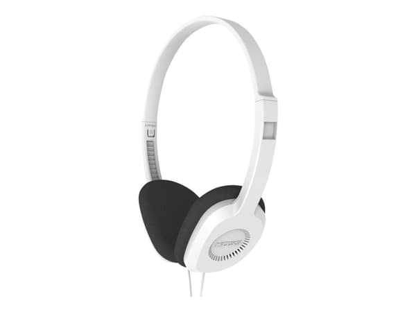 Koss KPH8 - Hodetelefoner - on-ear - kablet - 3,5 mm jakk - hvit
