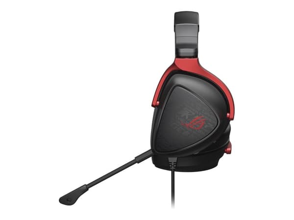 ASUS ROG Delta S Core - Hodesett - full størrelse - kablet - 3,5 mm jakk - svart