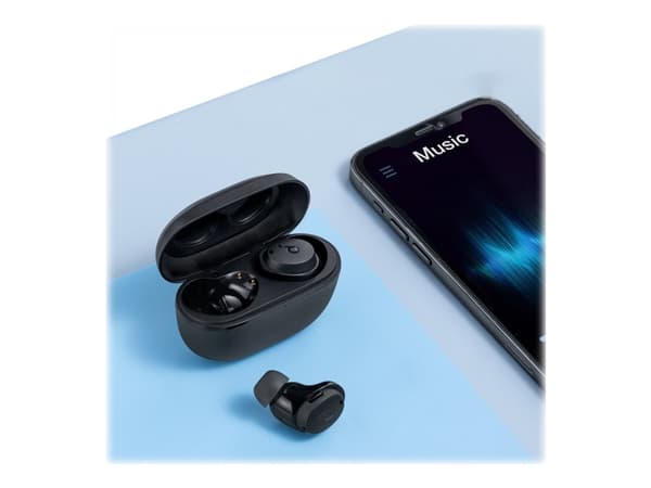 Soundcore Life Dot 3I - True wireless-hodetelefoner med mikrofon - i øret - Bluetooth - aktiv støydemping - svart