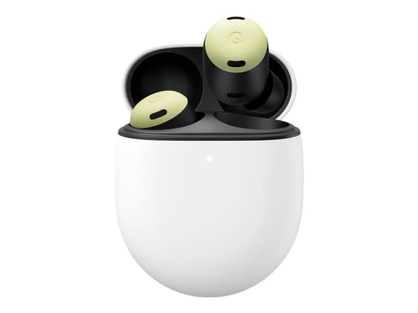 Google Pixel Buds Pro - True wireless-hörlurar med mikrofon - inuti örat - Bluetooth - aktiv brusradering - citrongräs