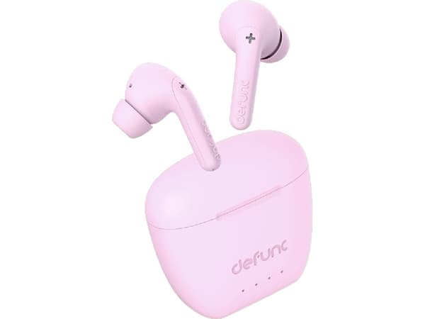 DeFunc TRUE AUDIO - True wireless-hörlurar med mikrofon - inuti örat - Bluetooth - rosa