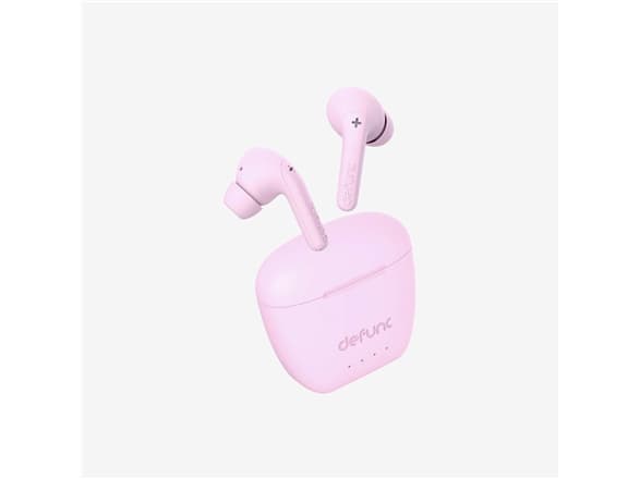 DeFunc TRUE AUDIO - True wireless-hörlurar med mikrofon - inuti örat - Bluetooth - rosa