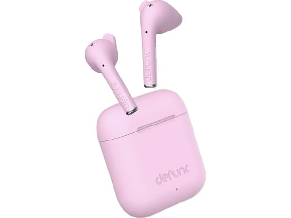 DeFunc TRUE TALK - True wireless-hörlurar med mikrofon - inuti örat - Bluetooth - rosa