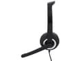 Miniatyrbild 2 av 5: Hama HS-USB250, Headset, Huvudband, Kontor/callcenter, Svart, Silver, Binaural, Inline-kontrollenhet