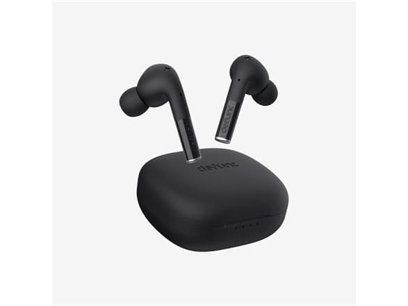DeFunc TRUE ENTERTAINMENT - True wireless-hodetelefoner med mikrofon - i øret - Bluetooth - svart