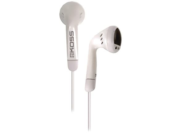 Koss KE5, Kuulokkeet, In-ear, Musiikki, Valkoinen, 1,2 m, Langallinen