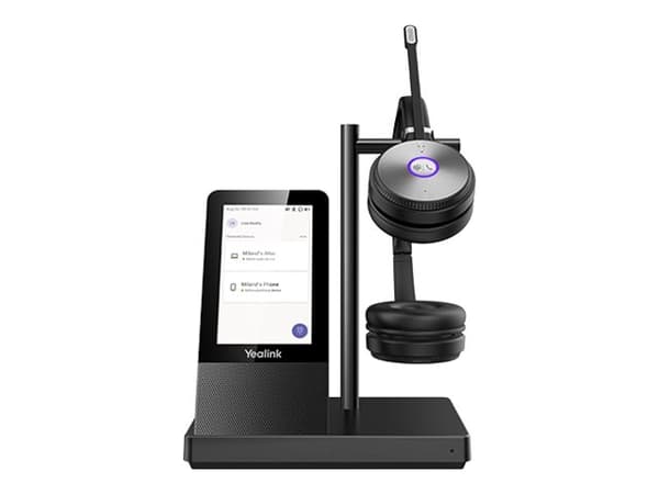Yealink WH66 Dual - Headset - på örat - DECT - trådlös - UC-certifierad