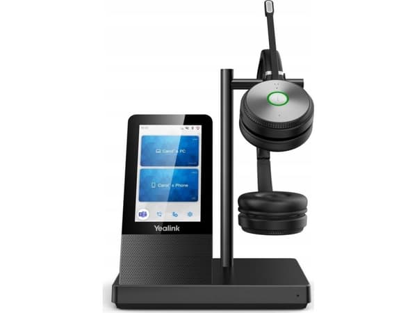 Yealink WH66 Dual - Headset - på örat - DECT - trådlös - UC-certifierad