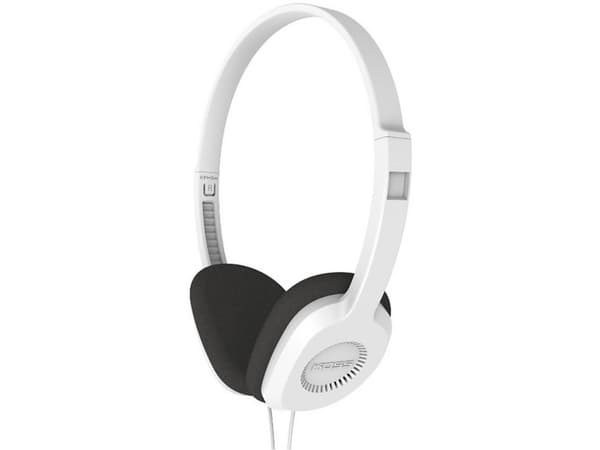 Koss KPH8 - Hodetelefoner - on-ear - kablet - 3,5 mm jakk - hvit