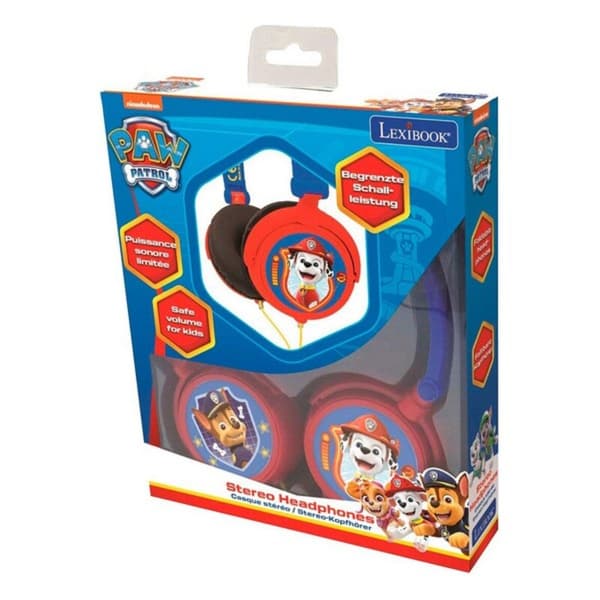 Hopfällbara diadem hörlurar Paw Patrol Lexibook HP015PA