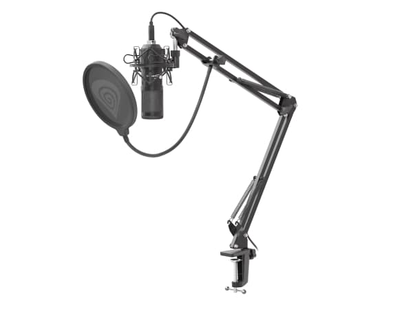 GENESIS Radium 400, PC-mikrofon, -38 dB, 30 - 16000 Hz, 24 bit, 192 kHz, Koblet med ledninger (ikke trådløs)