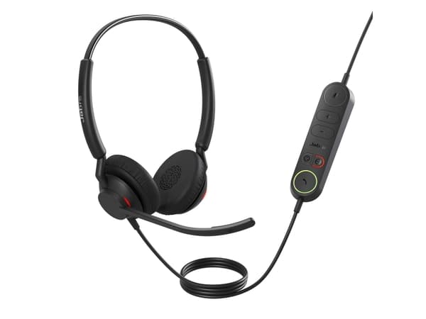 Jabra Engage 40 Stereo - Hodesett - on-ear - kablet - USB-A - lydisolerende - Optimert for UC