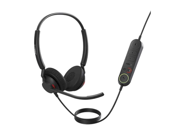 Jabra Engage 40 Stereo - Hodesett - on-ear - kablet - USB-A - lydisolerende - Optimert for UC