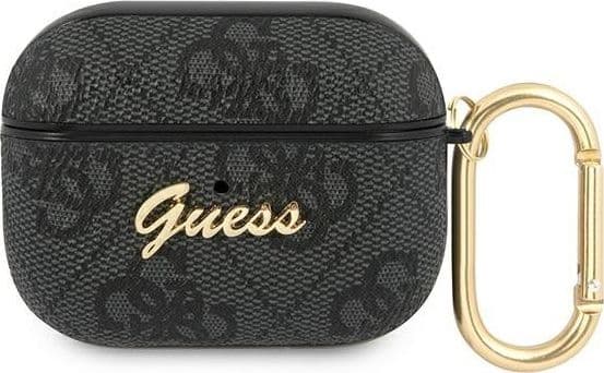 Guess GUAP4GSMK AirPods Pro dangtelis pilka / pilka 4G Script Metal Collection