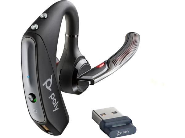 POLY Voyager 5200, Trådlös, Car/Home office, 20 g, Headset, Svart