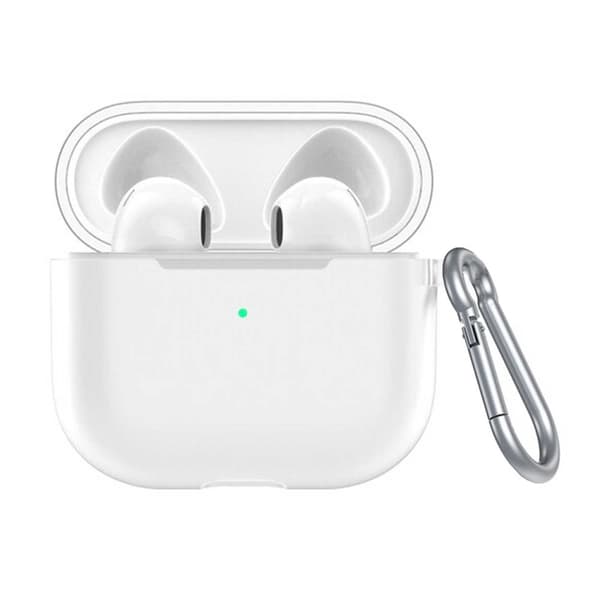 Gjennomsiktige AirPods 3 Case Protective Case med karbin