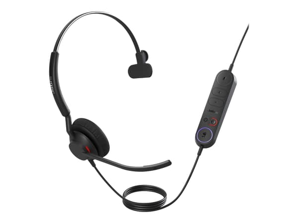 Jabra Engage 40 Mono - Headset - på örat - kabelansluten - USB-C - ljudisolerande - Optimerat för Microsoft Teams