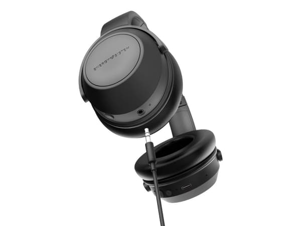 Energy Sistem BT Travel 6 ANC, Ledning & Trådløs, 20 - 20000 Hz, Samtaler/musikk, 255 g, Hodesett, Sort