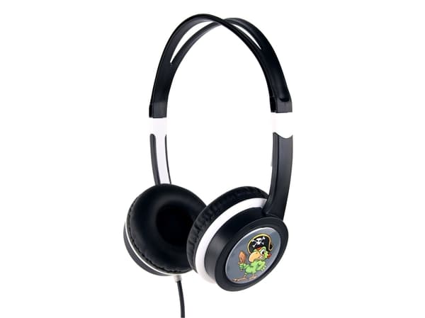 Gembird MHP-JR-BK, Koblet med ledninger (ikke trådløs), Musikk, 520 g, Hodetelefoner, Sort