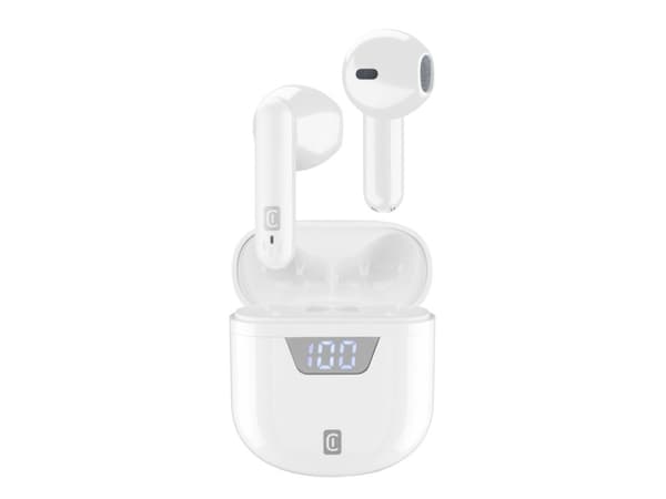 Cellularline 8018080424007, Trådlös, Samtal/musik, 94 g, Headset, Vit