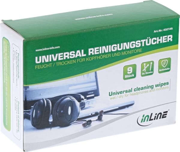 InLine 43214A, Puhdistuspakkaus