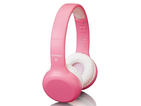 Lenco HPB-110PK, Kabel & Trådlös, 130 g, Headset, Rosa