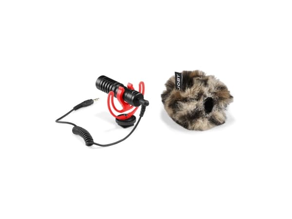 Joby Wavo Mobile, Vindskjerm for mikrofon, Joby, Beige, Brun, -35 dB, Imitert skinn, Nylon, 80 mm