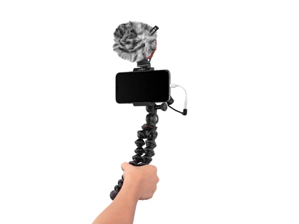 Joby Wavo Mobile, Mikrofonpute, Joby, Grå, -35 dB, Fuskepels, Nylon, 80 mm