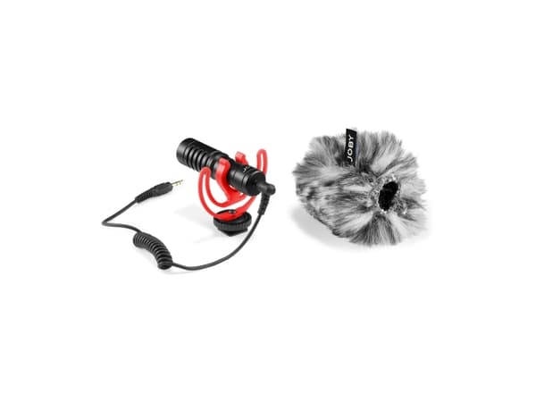 Joby Wavo Mobile, Mikrofonpute, Joby, Grå, -35 dB, Fuskepels, Nylon, 80 mm