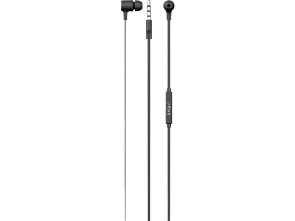RYGHT NIYO On Ear Headset kabelbundet Stereo Sort Headset, Lydstyrkeregulering