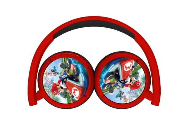 OTL Technologies Super Mario Mario Kart, Langallinen & langaton, Pelaaminen, 160 g, Kuulokkeet, Punainen