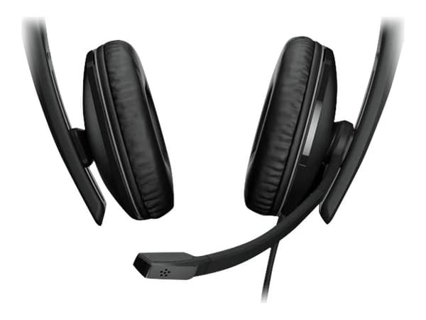 EPOS ADAPT 165T USB-C II - ADAPT 100 Series - hodesett - on-ear - kablet - 3,5 mm jakk, USB-C - svart - Certified for Microsoft Teams, Optimert for U