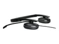 Miniatyrbilde 3 av 5: EPOS ADAPT 165T USB II - ADAPT 100 Series - hodesett - on-ear - kablet - 3,5 mm jakk, USB-A - svart - Certified for Microsoft Teams, Optimert for UC