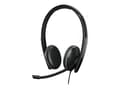 Miniatyrbilde 4 av 5: EPOS ADAPT 165T USB II - ADAPT 100 Series - hodesett - on-ear - kablet - 3,5 mm jakk, USB-A - svart - Certified for Microsoft Teams, Optimert for UC