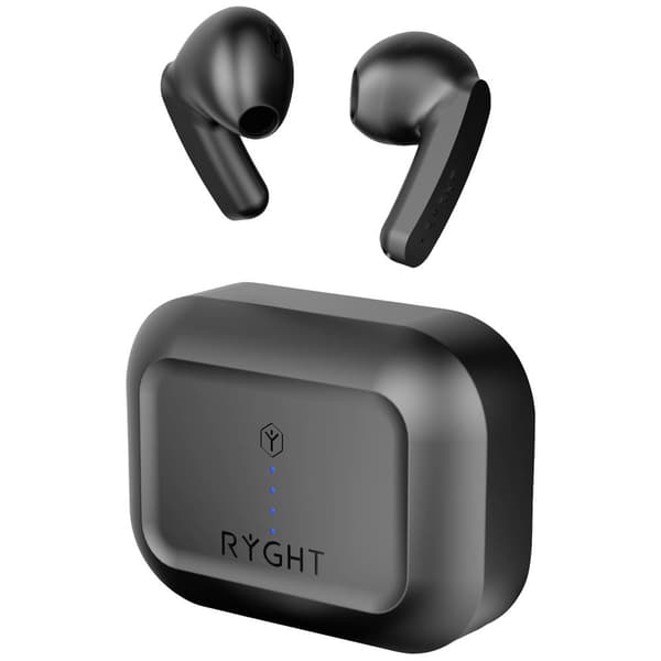 RYGHT MINO In-ear headset Bluetooth Stereo Svart Brusreducering för mikrofon Batteriladdningsindikering, Headset, Laddn