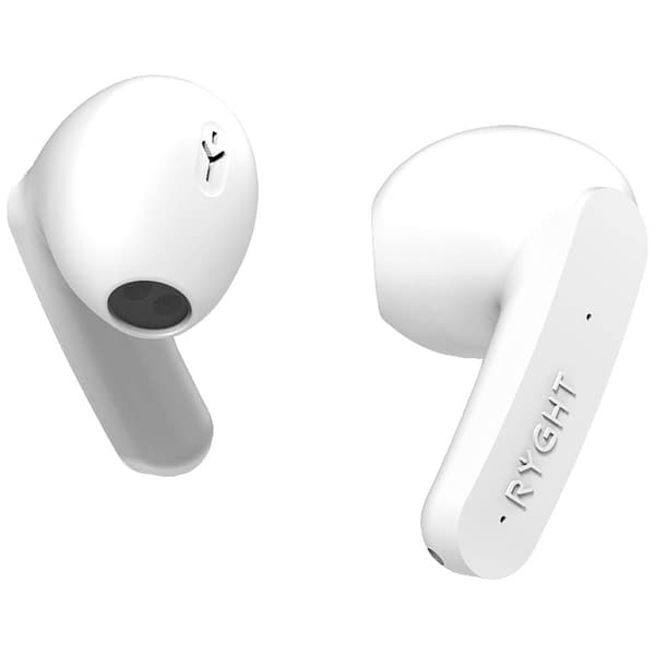 RYGHT MINO In-ear headset Bluetooth Stereo Vit Brusreducering för mikrofon Batteriladdningsindikering, Headset, Laddnin
