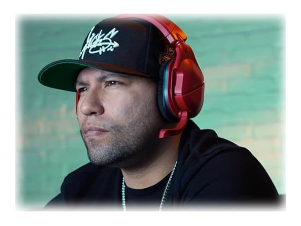Turtle Beach Stealth 600 Gen 2 MAX - Hodesett - full størrelse - 2,4 GHz - trådløs - USB - midnattsrød