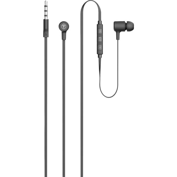 RYGHT NIYO In-ear headset Sladd Stereo Svart Headset, Volymkontroll