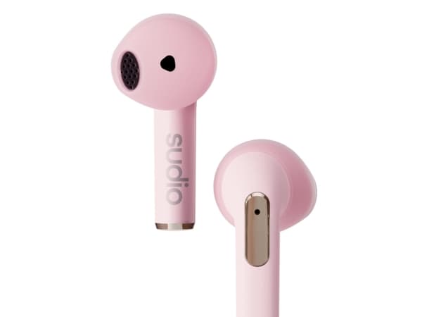 Sudio N2PNK, True Wireless Stereo (TWS), Puhelut/Musiikki, 42,12 g, Kuulokkeet, Vaaleanpunainen