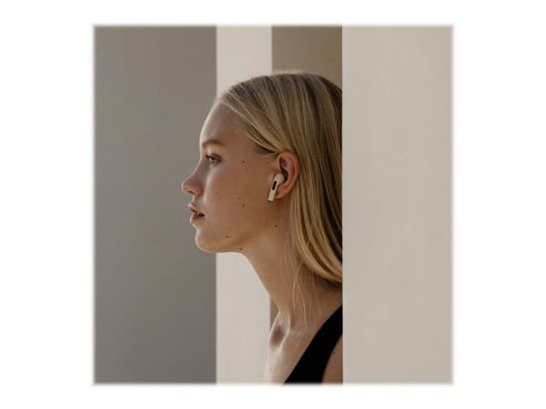Sudio N2 Pro - True wireless-hodetelefoner med mikrofon - i øret - Bluetooth - aktiv støydemping - sand