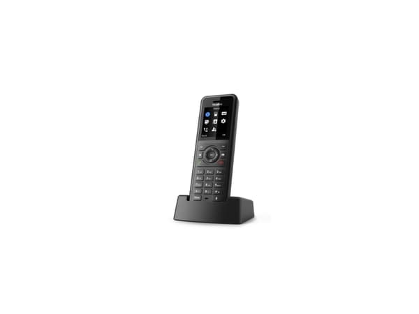 Yealink W57R - Trådlös förlängningshandenhet med nummerpresentation - DECT - 3-riktad samtalsförmåg - svart