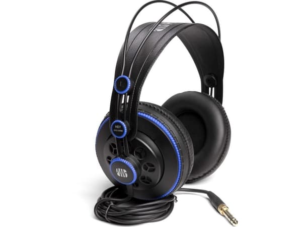 PreSonus HD7, Hovedtelefoner, Headset, Scene/studie, Sort, Blå, 2,5 m, Ledningsført