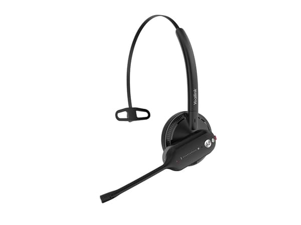 Yealink WH63 Portable - Hodesett - i øret - konvertibel - DECT - trådløs - USB-A via DECT adapter - Certified for Microsoft Teams