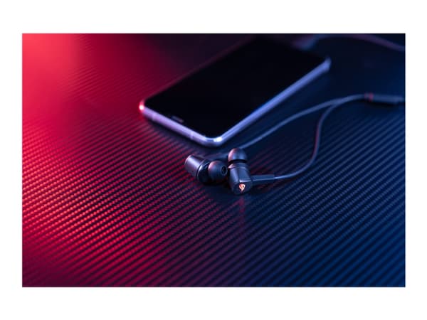 ASUS ROG Cetra - True wireless-hodetelefoner med mikrofon - i øret - Bluetooth - aktiv støydemping - lydisolerende - månelyshvit