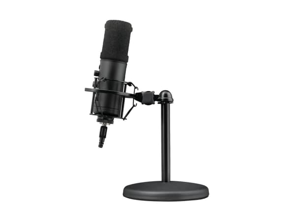 Trust GXT 256 Exxo, PC-mikrofoni, 130 dB, 30 - 18000 Hz, 32 ohmia (O), 16 bittiä, 48 khz
