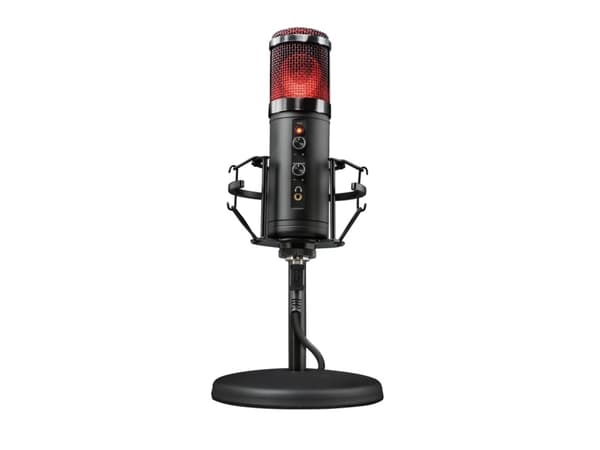 Trust GXT 256 Exxo, PC-mikrofoni, 130 dB, 30 - 18000 Hz, 32 ohmia (O), 16 bittiä, 48 khz