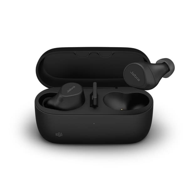 Jabra Evolve2 Buds MS - True wireless-hörlurar med mikrofon - inuti örat - Bluetooth - aktiv brusradering - USB-A via Bluetooth-adapter - ljudisolera