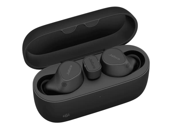 Jabra Evolve2 Buds MS - True wireless-hodetelefoner med mikrofon - i øret - Bluetooth - aktiv støydemping - USB-C via Bluetooth-adapter - lydisoleren