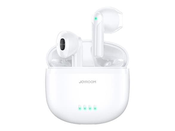 Joyroom Joyroom hörlurar TWS trådlös ENC vattentät IPX4 Bluetooth 5.3 vit (JR-TL11)